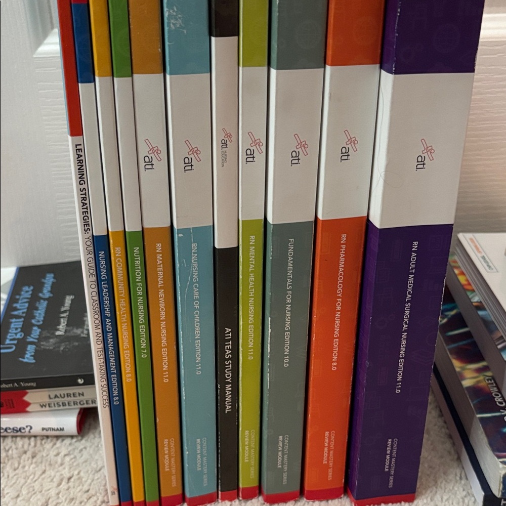 Nursing Study Guide Set - Multicolor